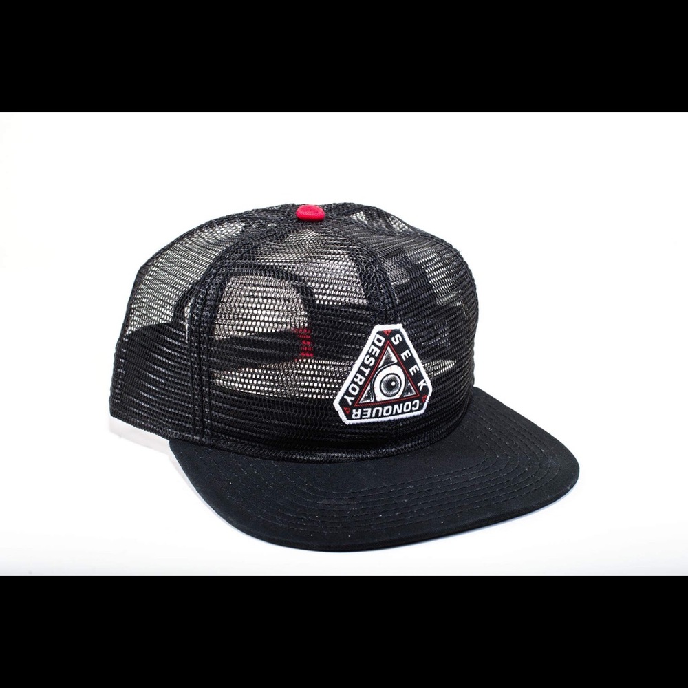 Seek Conquer & Destroy Trucker Cap